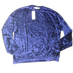 LF Emma Sam Crushed Velvet Oversized Sweater